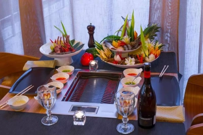 Гриль в ресторане